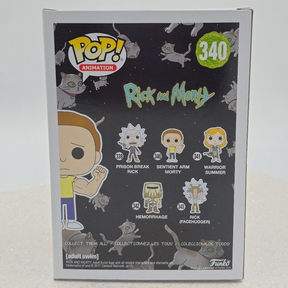Funko POP! Rick and Morty Sentient Arm Morty #340 Vinyl Figure - Picture 4 of 6